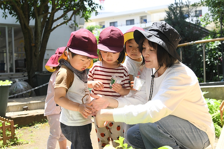 向南幼稚園の職員編成は？